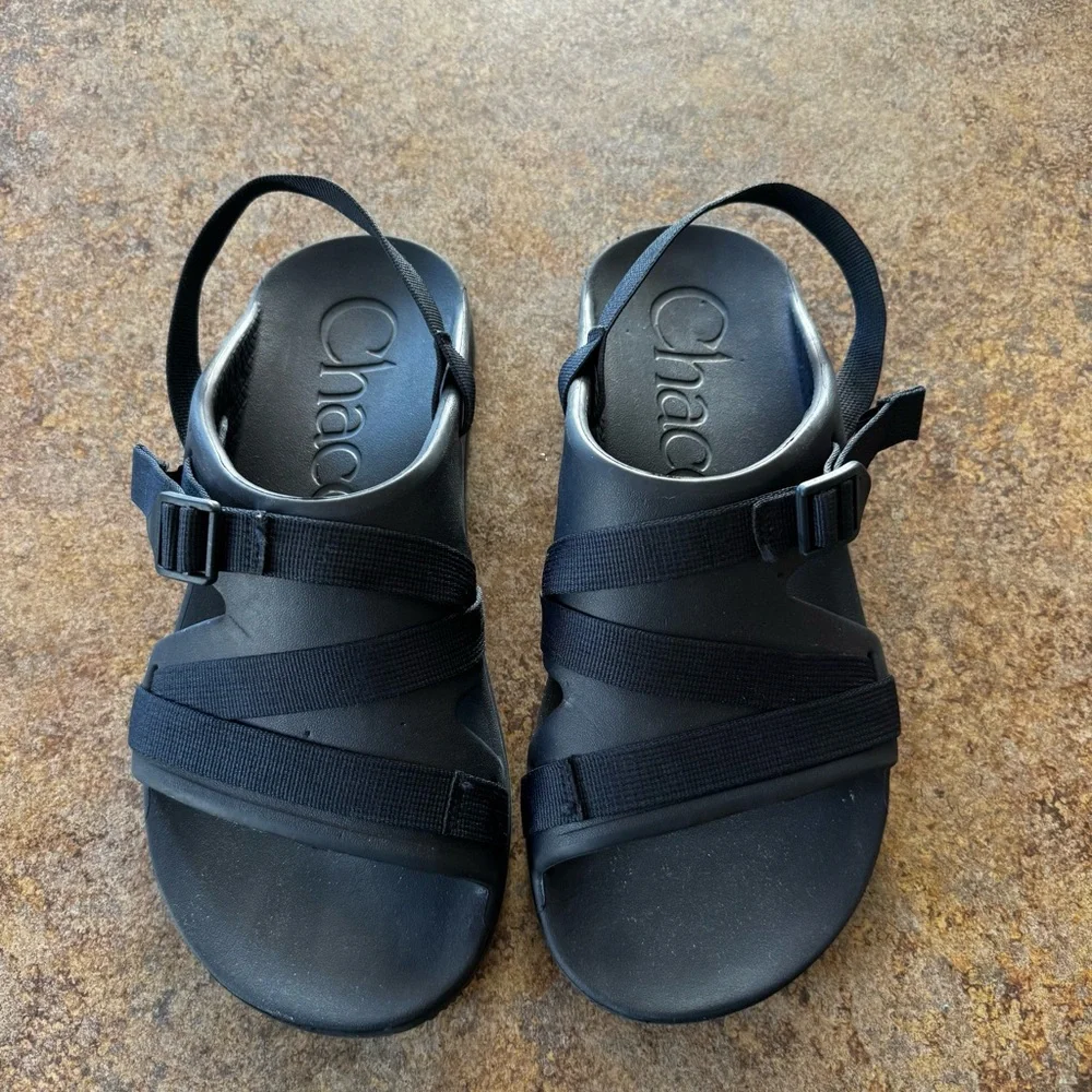 Men’s Chaco Size 13 Black Chillos Sport Slide Sandals